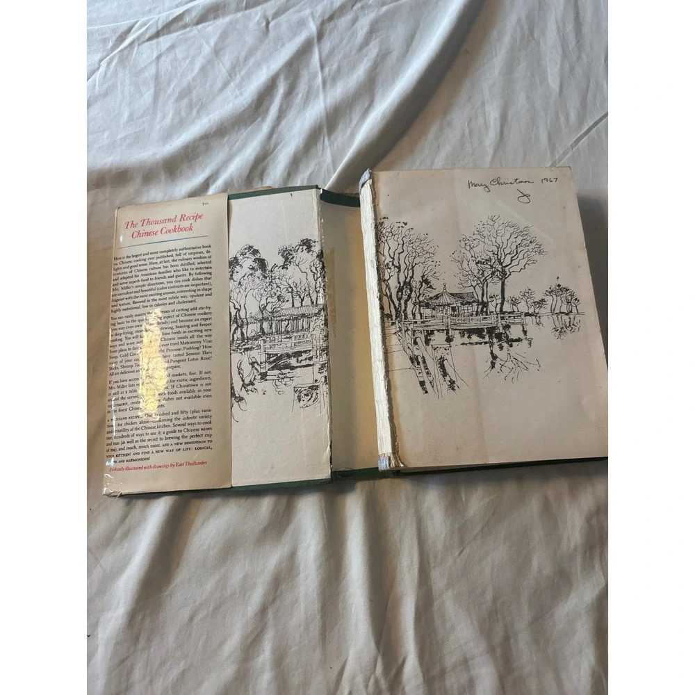 Gloria Bley Miller The Thousand Recipe Chinese Cookbook 1967 Hardcover